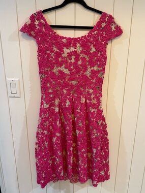 Anthropologie Yoana Baraschi Pink Dress